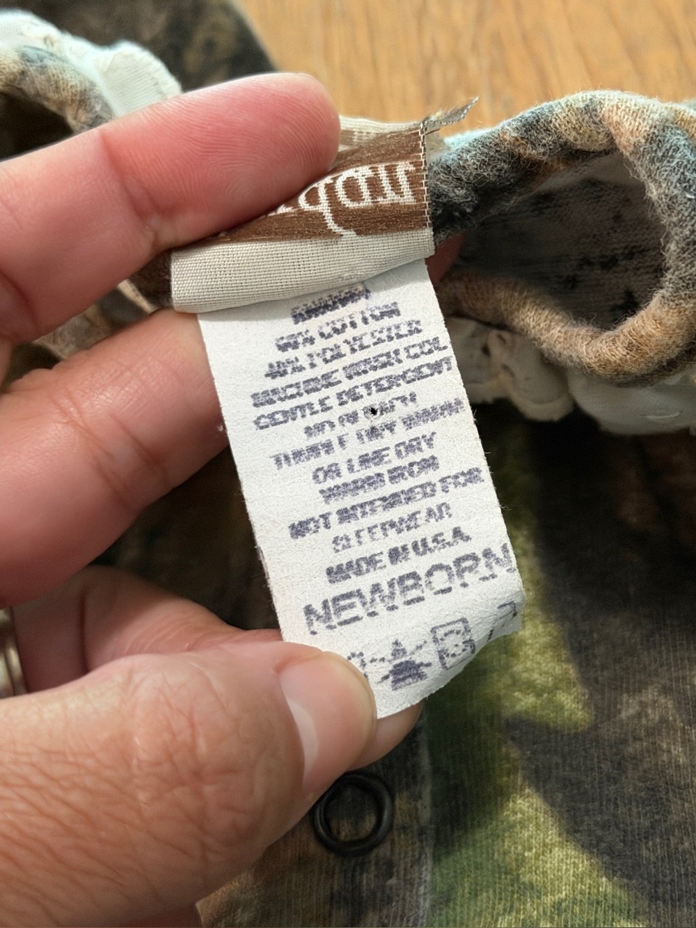 Jordan Lee Originals Cabelas Baby Newborn 3-6 MONTHS Pink Camo One Piece Dress - Picture 9 of 12